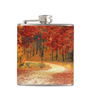 Flasques Route d'automne