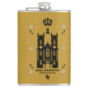Flasques Royal Coronation Abbaye de Westminster