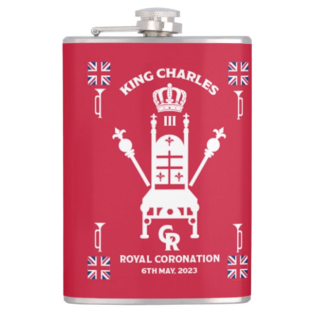 Flasques Royal Coronation King Charles III (Devant)