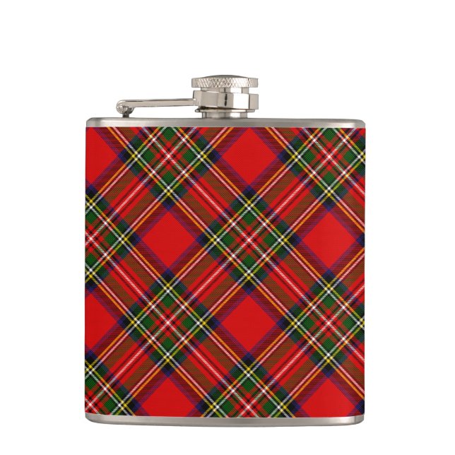 Flasques Royal Stewart Clan Tartan Plaid (Devant)