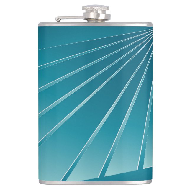 Flasques Rubans turquoise (Devant)