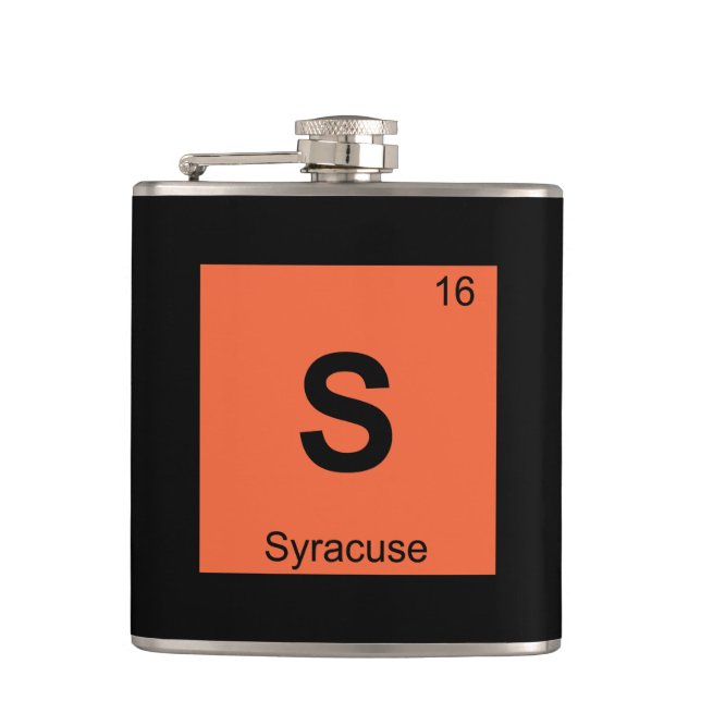 Flasques S - Syracuse New York Chimie Tableau Périodique (Devant)