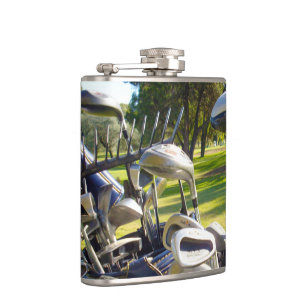 Flasques Sac Rempli De Clubs De Golf, Bouchon Vinyle Envelo
