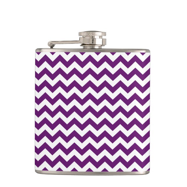 Flasques Safari Chevron de violette africaine (Devant)