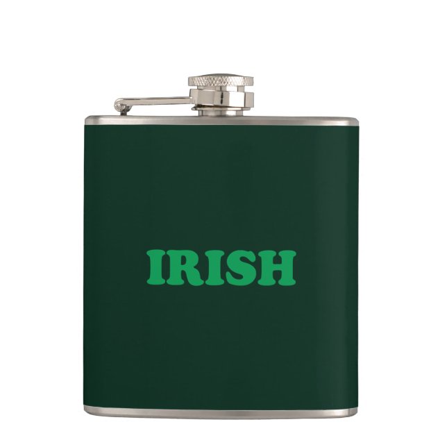 Flasques Saint Patrick's Day Irish Green (Devant)