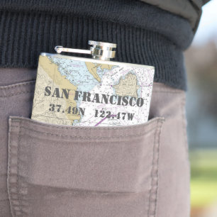 Flasques San Francisco CA Latitude Longitude Nautique