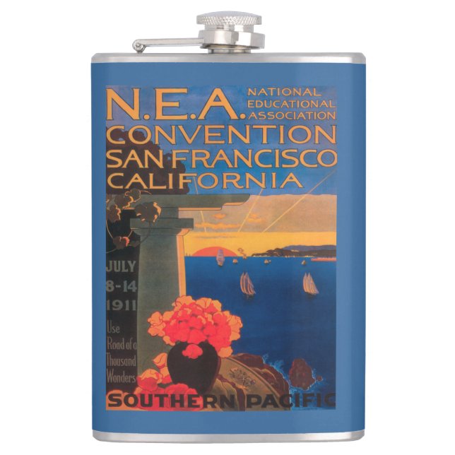 Flasques San Francisco, convention de CaliforniaN.E.A. (Devant)