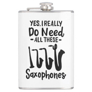 Flasques Saxophone - Types de saxophones