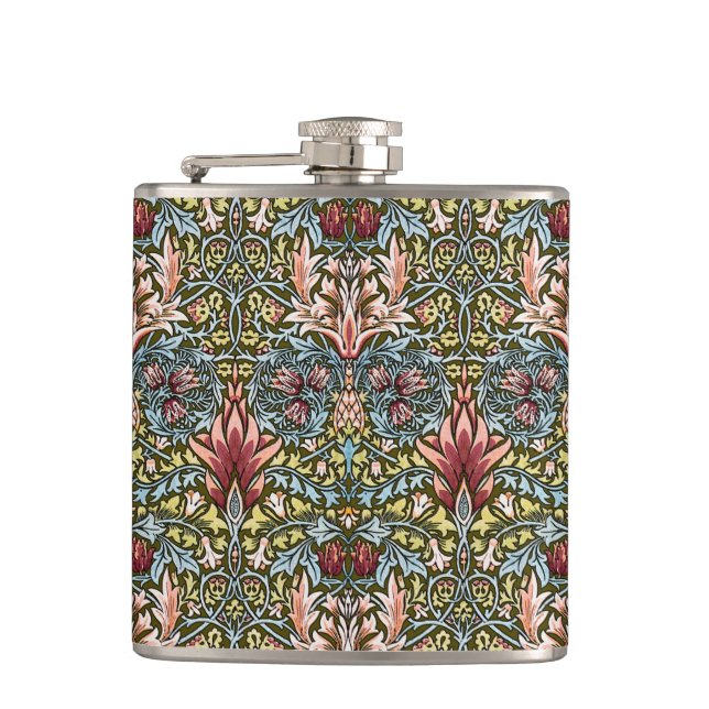 Flasques Schéma floral William Morris Snakeshead (Devant)