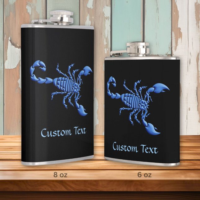 Flasques Scorpion bleu (Créateur téléchargé)