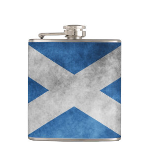 Flasques Scotland Grunge - Saint Andrew's Cross
