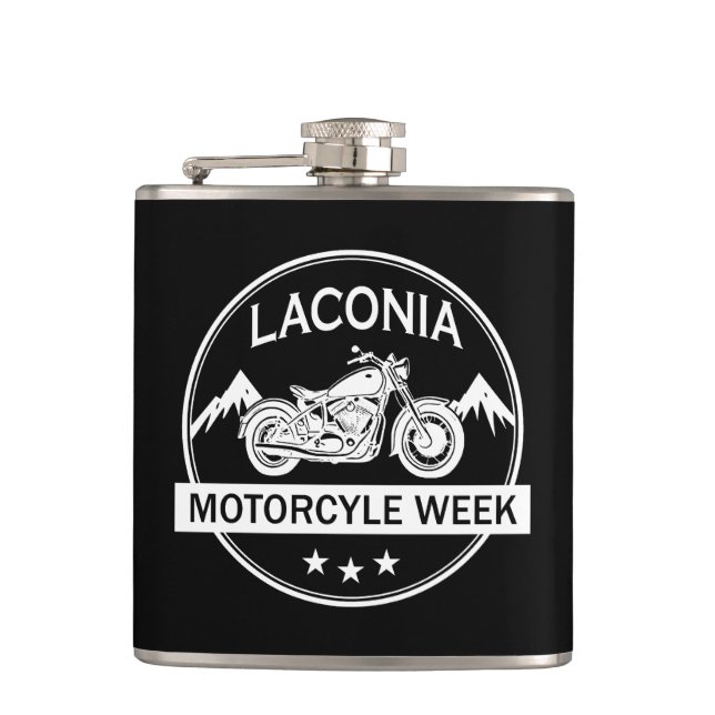 Flasques Semaine de moto de Laconia (Devant)
