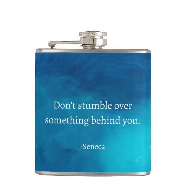 Flasques Seneca : Concentrons-nous sur l'avenir, ne tombez  (Devant)