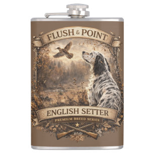 Flasques Setter anglais
