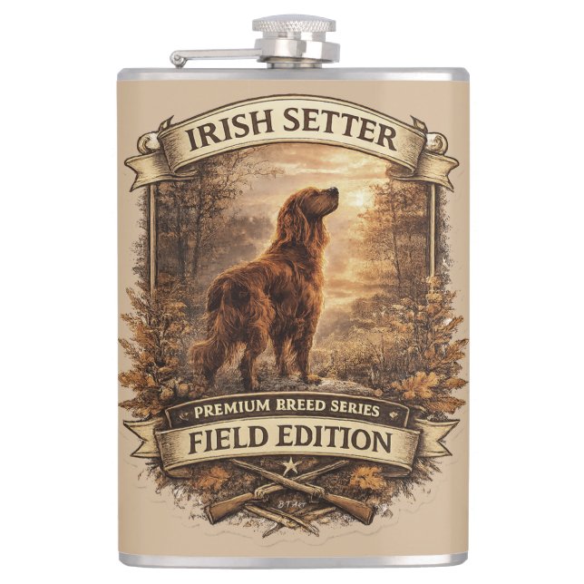 Flasques Setter irlandais (Devant)