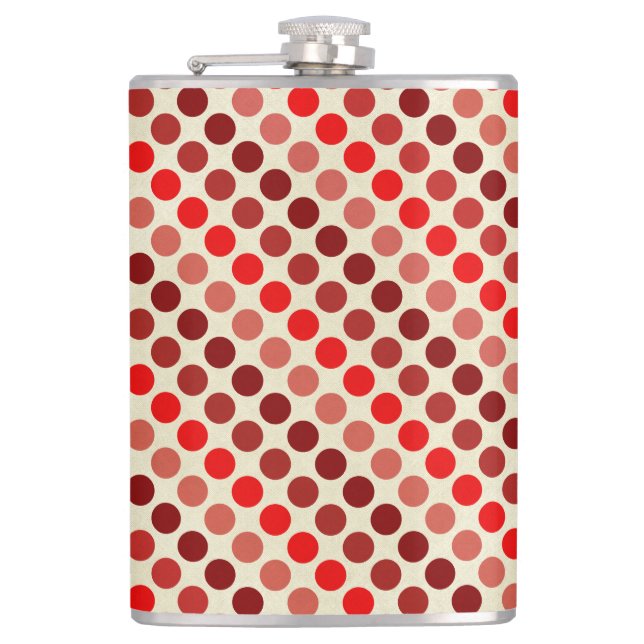 Flasques Shades of Red Pois par Shirley Taylor (Devant)