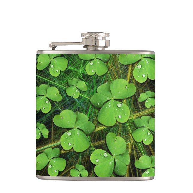 Flasques Shamrock vert St Patrick iPhone 5 Coque-Mate (Devant)
