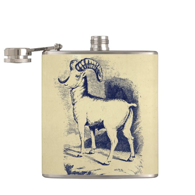 Flasques SHEEP vintage GRANDE CORNE (Ouvert)
