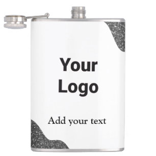 Flasques simple minimum ajouter votre nom MONOGRAM GROOMSME