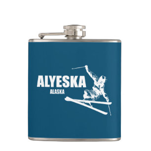Flasques Skieur d'Alyeska en Alaska
