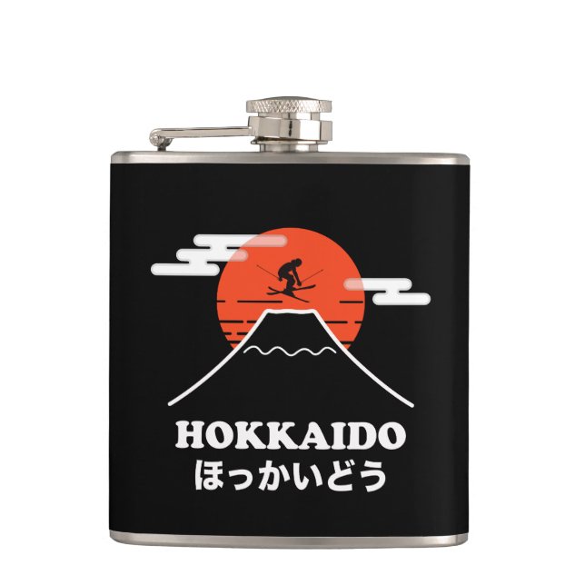 Flasques Skieur Pro, Ski Snowboard, Japonais (Devant)