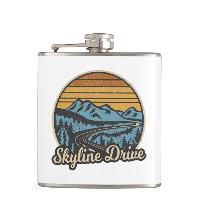 Flasques Skyline Drive Virginia Retro (Devant)