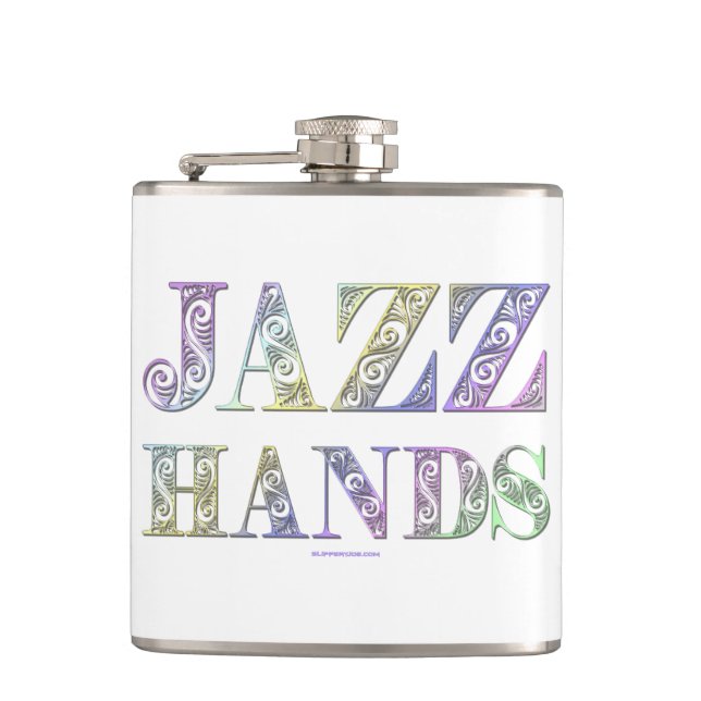 Flasques SlipperyJoe's comédie musicale Broadway Jazz Hands (Devant)