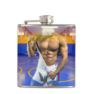 Flasques SlipperyJoe's homme musclé bosse abdos six-pack sa