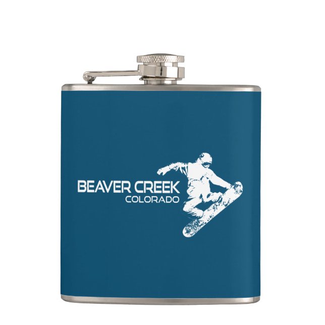 Flasques Snowboardeur de Beaver Creek Colorado (Devant)