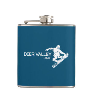 Flasques Snowboardeur de Deer Valley Utah