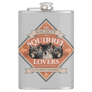 Flasques Société des amoureux des écureuils - drôle d'écure