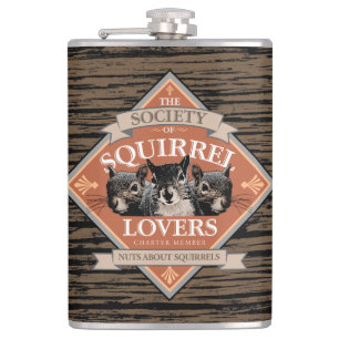 Flasques Société des amoureux des écureuils - drôle d'écure