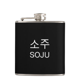 Flasques 🇰 🇷 SOJU 소 주 Coréen traditionnel Riz Texte