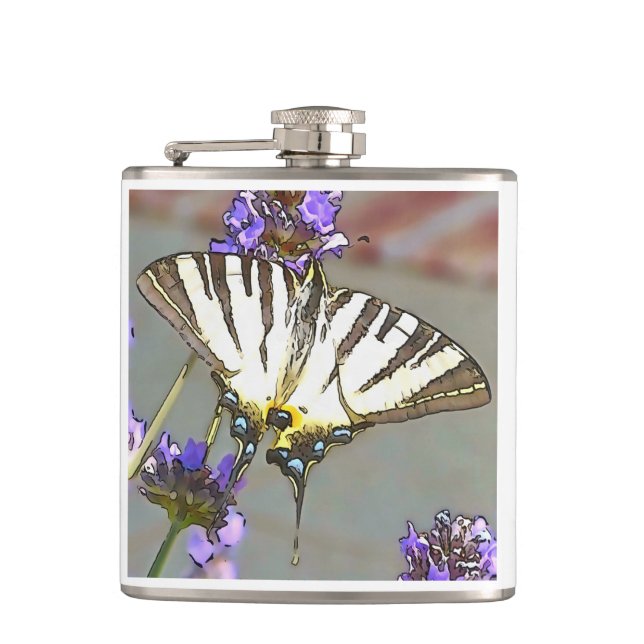 Flasques Soudure Jaune Commune Sur Fleurs Lilac Noir O (Devant)