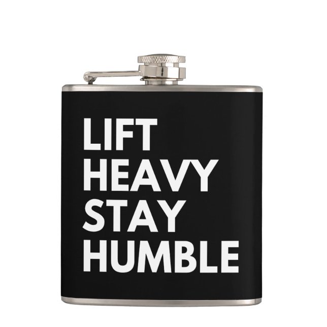 FLASQUES SOULEVER LOURD RESTER HUMBLE (Devant)