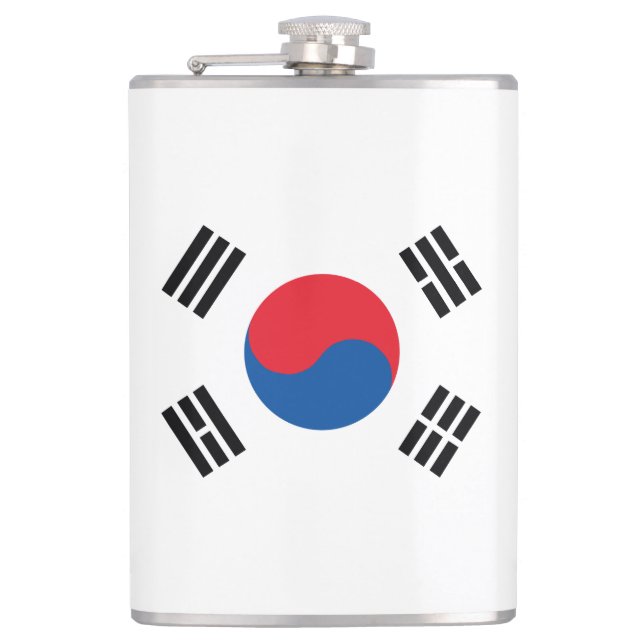 Flasques South Korea Flag Stainless (Devant)