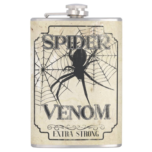 Flasques Spider Venom - Humour gothique foncé (Devant)