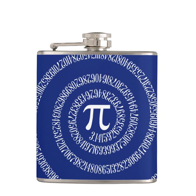 Flasques Spirale pour Pi sur Décor bleu marine (Devant)