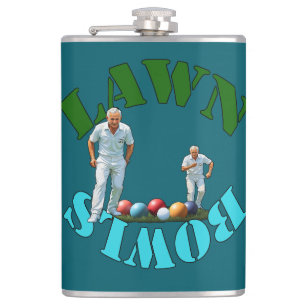 Flasques Spirit of Lawn Bowls : Bowlers and Bowls