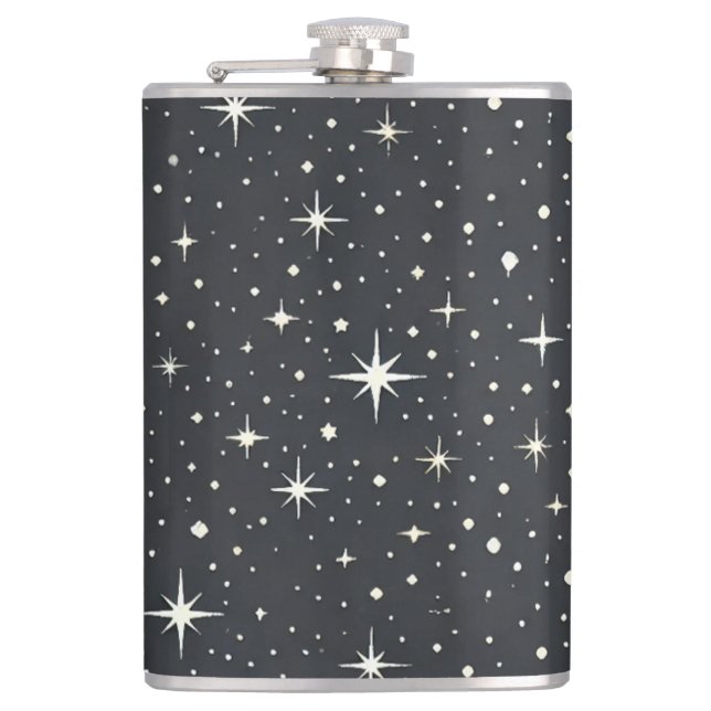 Flasques Starry Night   Vinyl Wrapped Flask (Devant)
