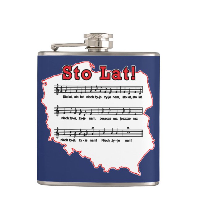 Flasques Sto Lat ! Carte de la chanson polonaise (Devant)