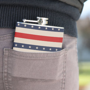 Flasques Stripes de style drapeau patriotique