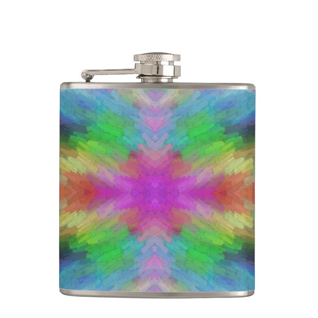 Flasques Style d'art coloré Tie Dye (Devant)