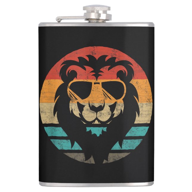 Flasques Style Lion Retro Vintage (Devant)