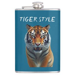 Flasques Style Tigre – Graphisme Énergie Sauvage