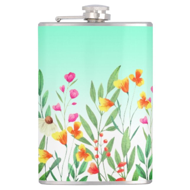Flasques Sublimation fleur sauvage (Devant)