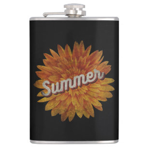 FLASQUES SUMMER VINTAGE SUNFLOWER
