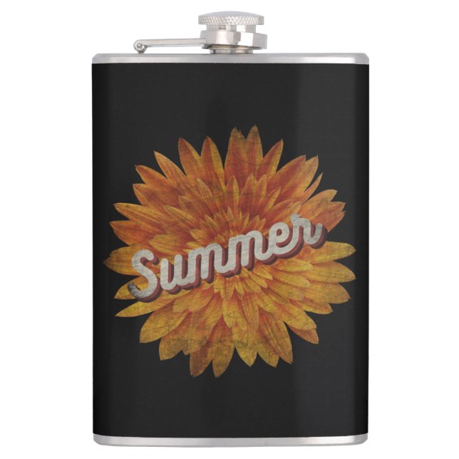 FLASQUES SUMMER VINTAGE SUNFLOWER (Devant)
