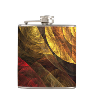 Flasques Sun Flower Floral Moderne Art Motif Abstrait