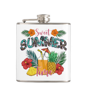 Flasques Sweet Summer Time Beach Île tropicale